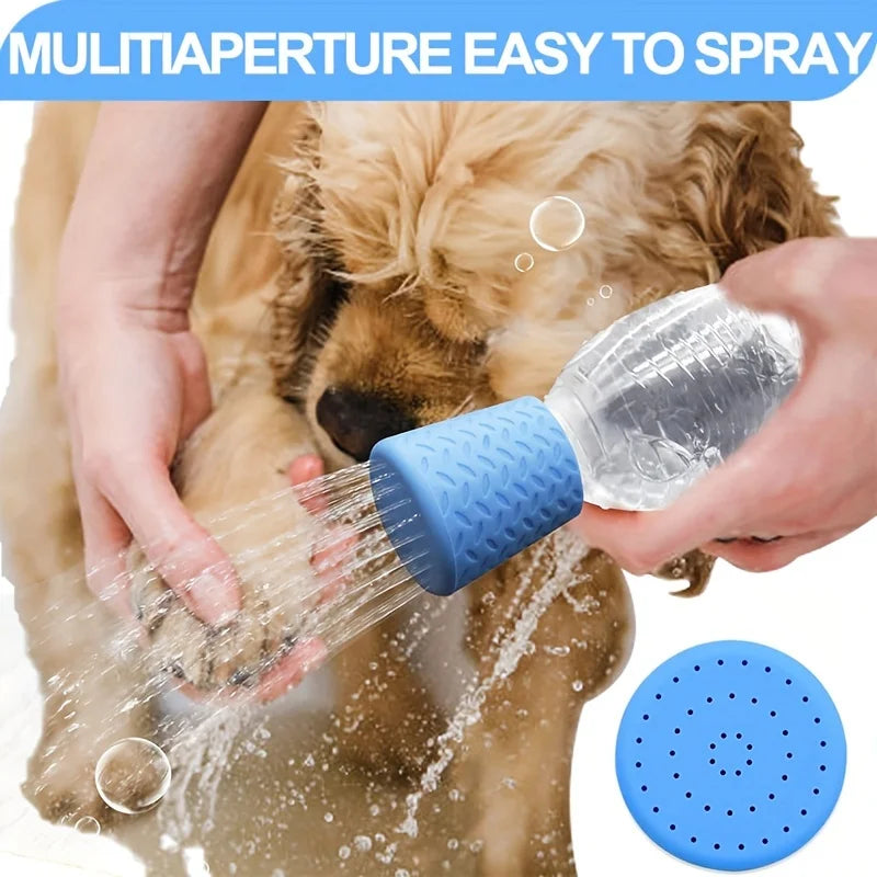 Nixie Silicone Pet Shower Head – Portable Dog Bathing Spray
