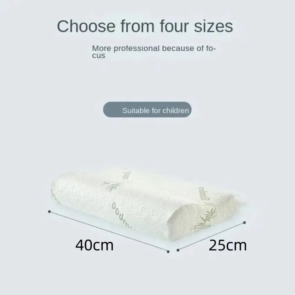 Bamboo Fiber Slow Rebound Memory Foam Pillow – Neck Support