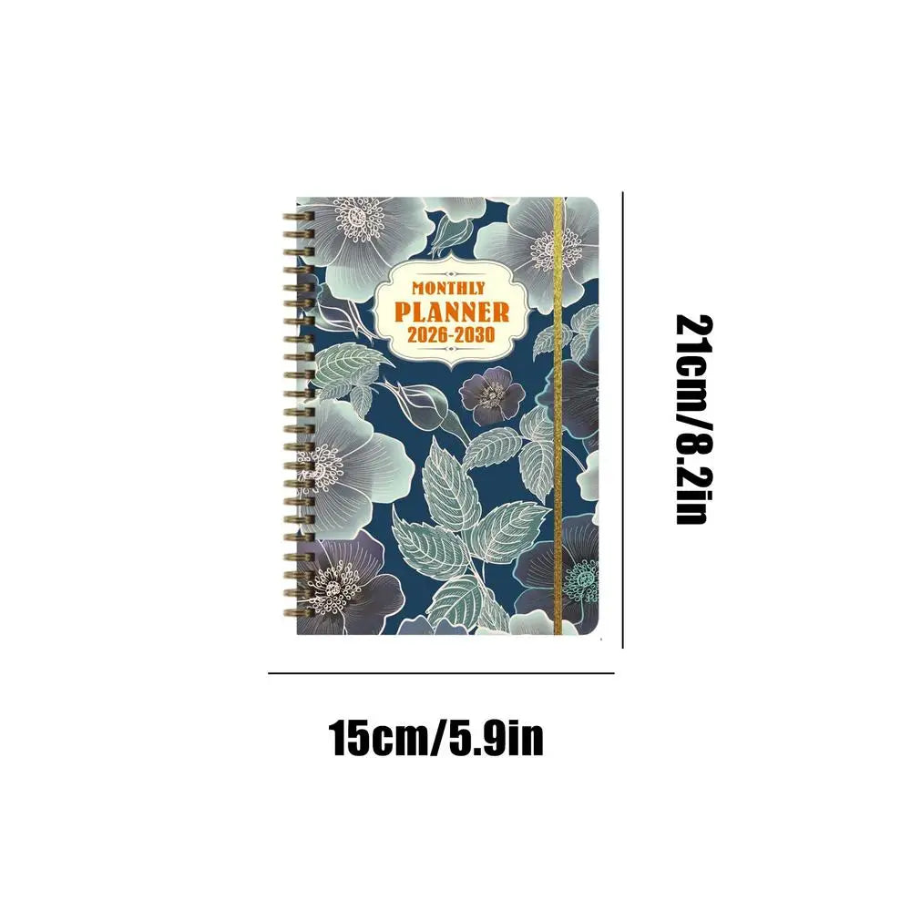 2026–2030 Weekly & Monthly Coil Planner | 5-Year Datebook