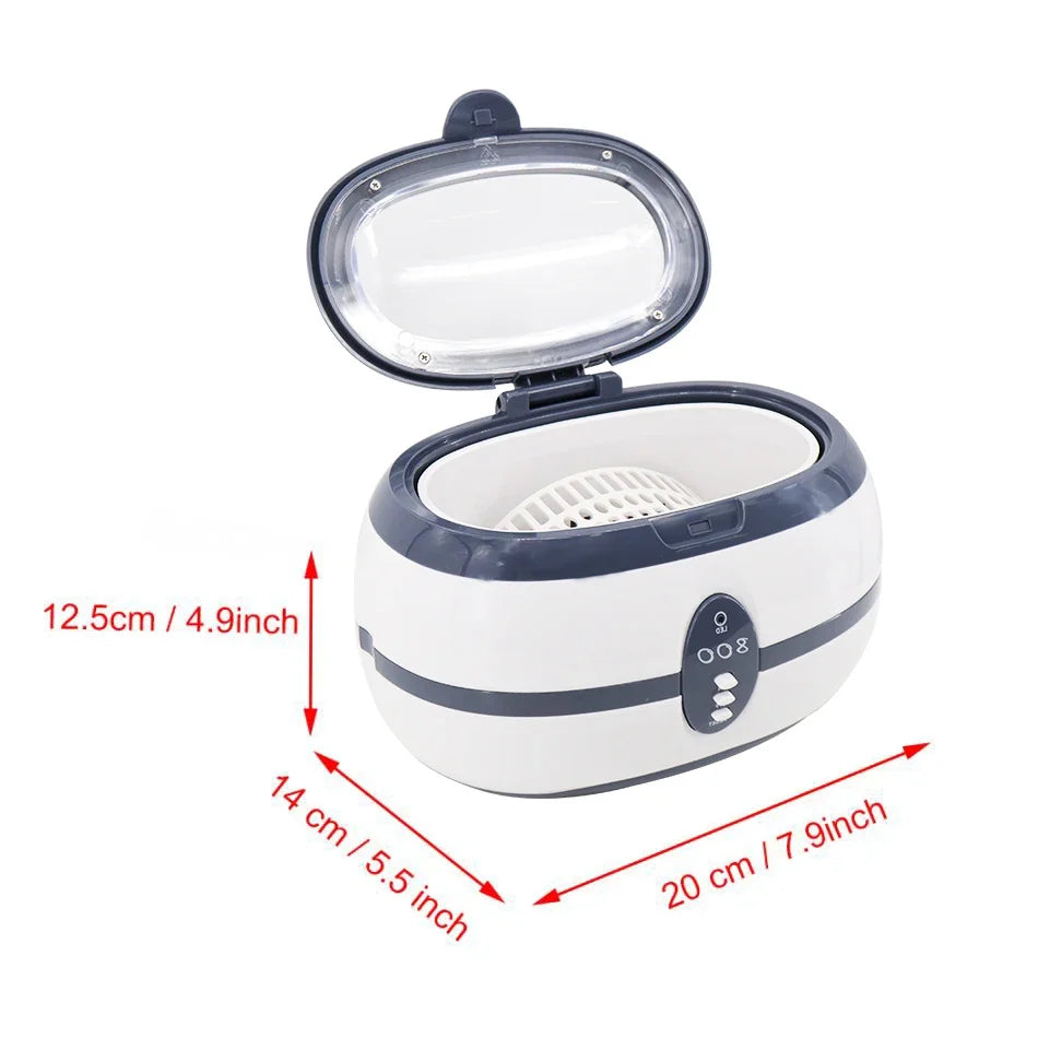 Ultrasonic Cleaner 600ml – Jewelry, Watch & Glasses Cleaning