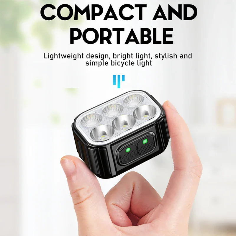 LED Bike Light Set | Type-C Rechargeable Front & Rear Lights