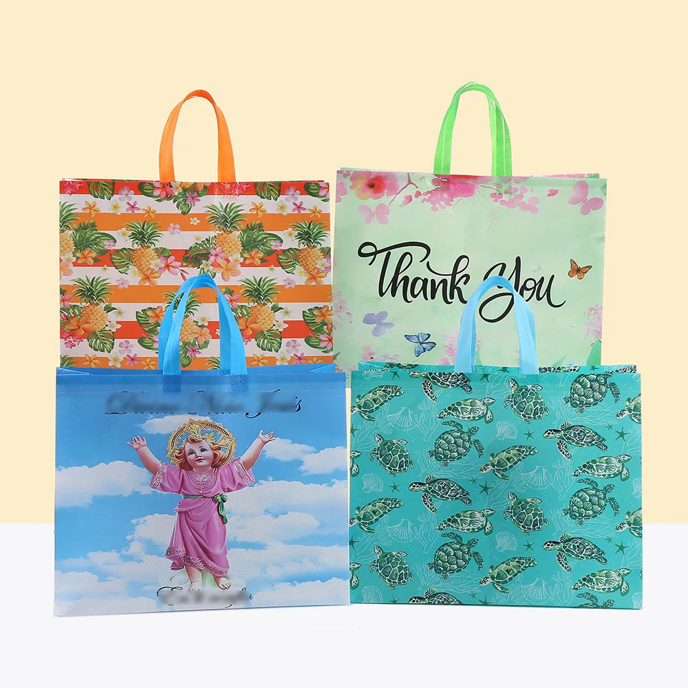 Sea Turtle Gift Bags with Handles – Party Favor Bags