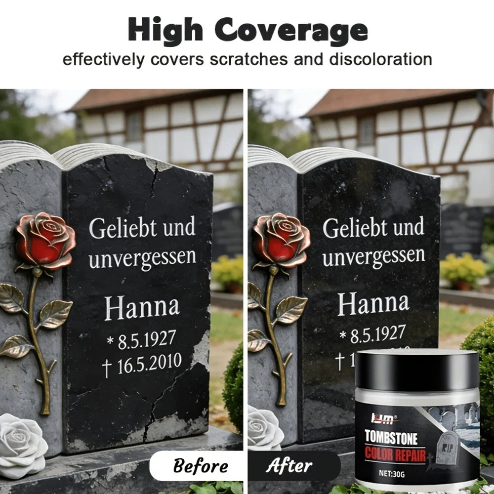 Tombstone Restoration Paste – Repair Faded Inscriptions | KJM