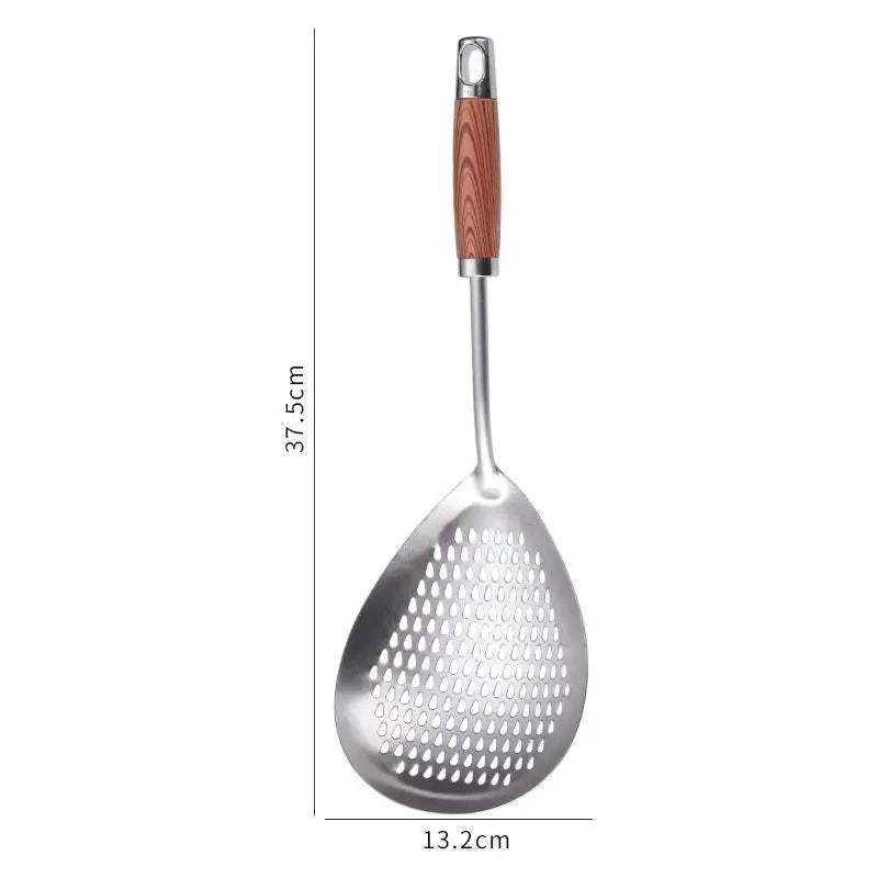 Stainless Steel Spider Skimmer Strainer – Non-Slip Handle