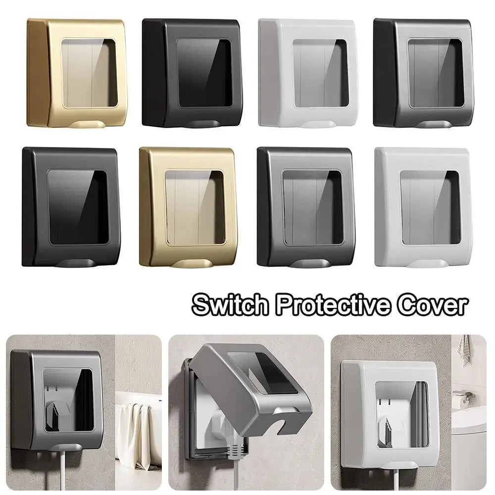 Waterproof Switch Cover | Transparent Splash-Proof Plug Box