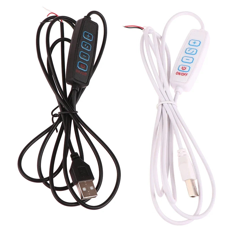 USB 5V LED CCT Dimmer 4-Key Controller 2CH Bicolor Light Switch