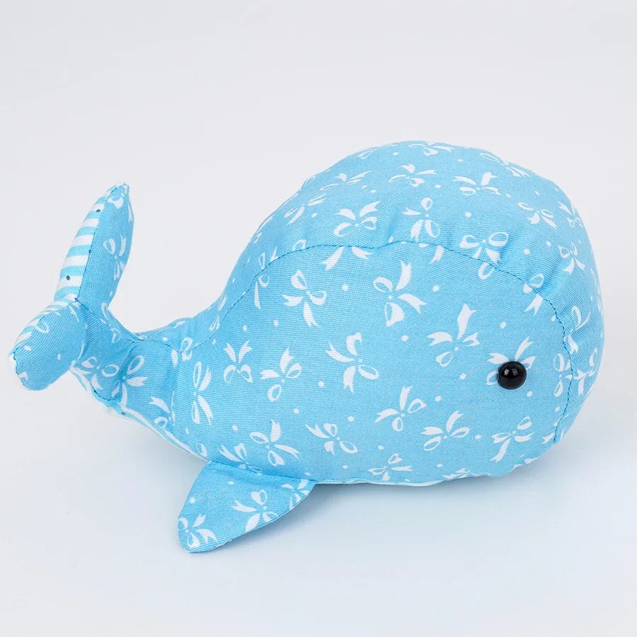 Whale Pin Cushion – Fabric Needle Holder for DIY Sewing