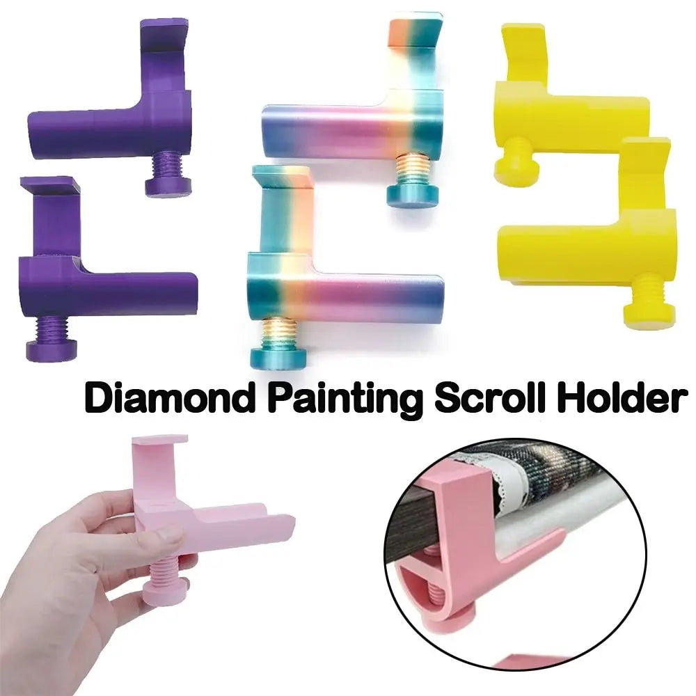 L-Shape Diamond Painting Scroll Holder & Canvas Table Clamp