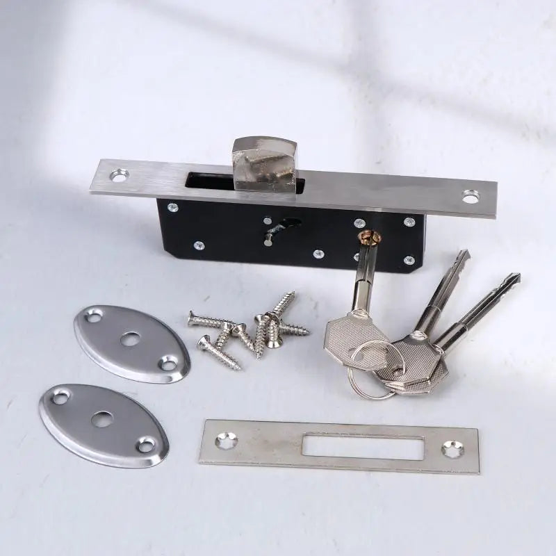 Sliding Door Hook Lock & Window Latch with Keys | Security