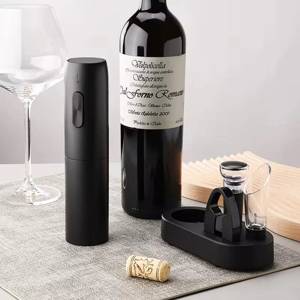 CLITON 4-in-1 Electric Wine Opener Set | Rechargeable