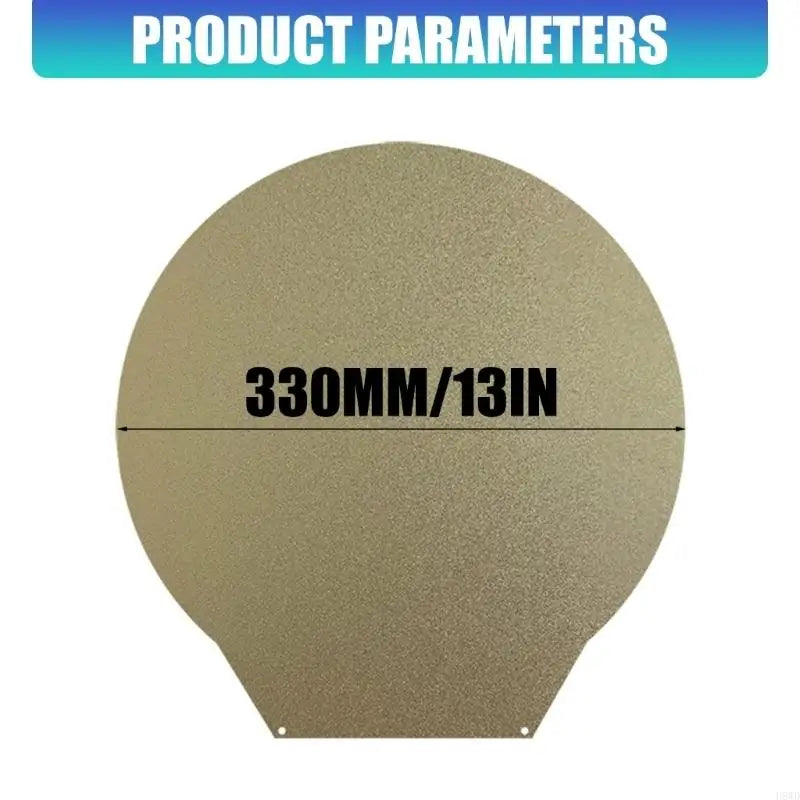 Flsun S1 PEI Build Plate | Textured Metal Base 330mm Round
