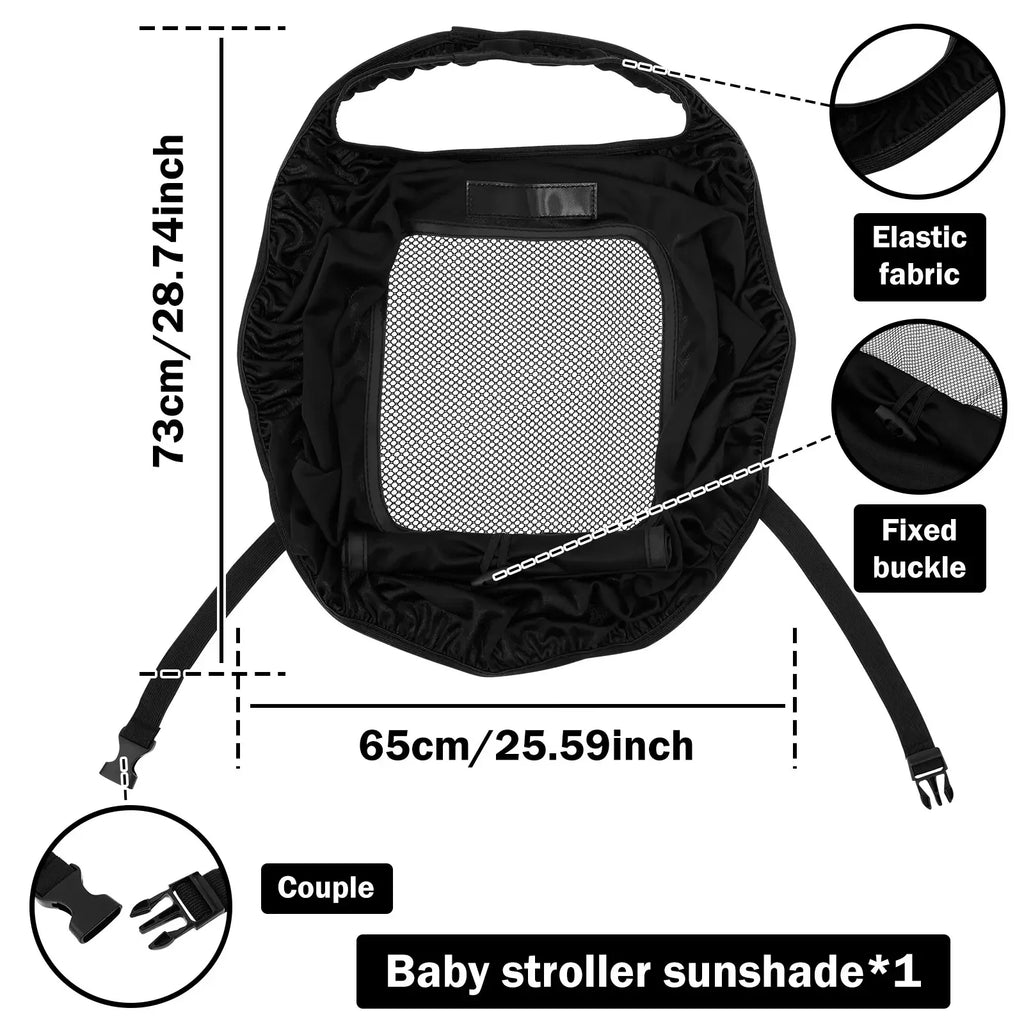 Universal Baby Stroller Sun Shade Canopy – Breathable Parasol
