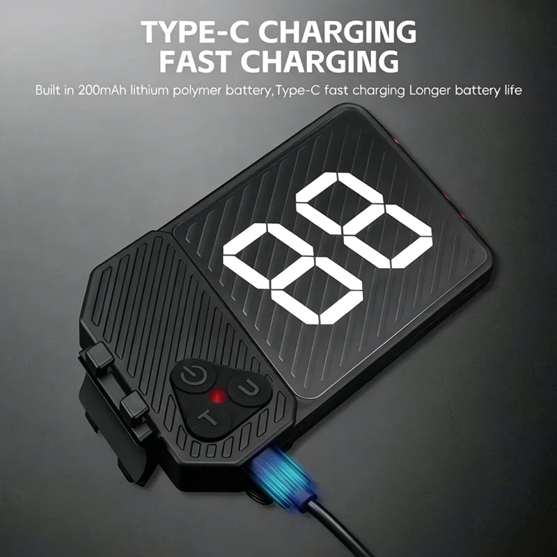 Bike Tail Light Number Plate USB-C Rechargeable Rear Lamp