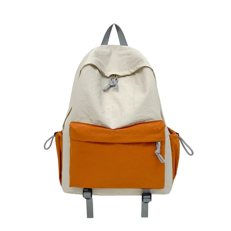 Nixie Girls Patchwork Backpack – Stylish School Shoulder Bag