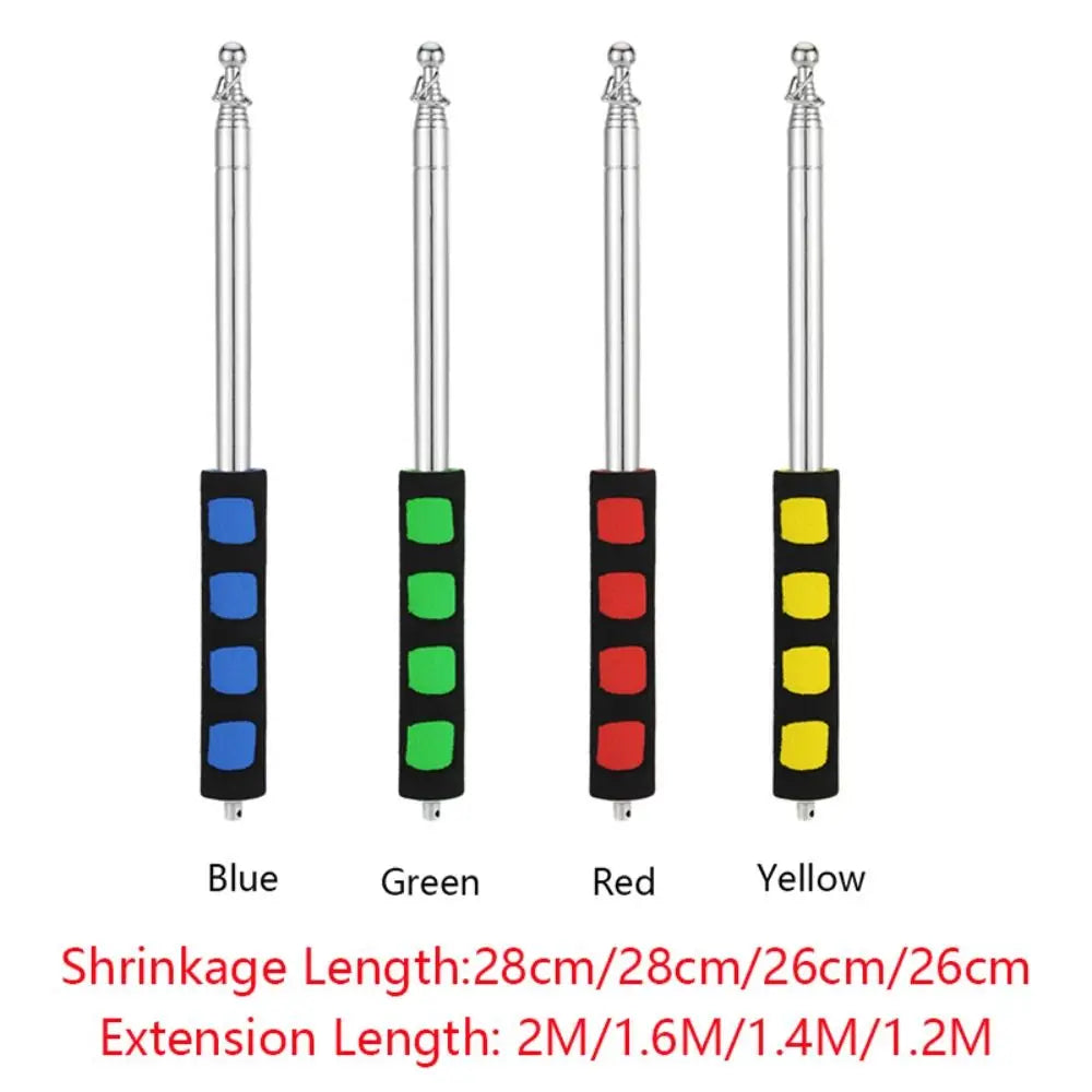 Telescopic Handheld Flag Pole 1.2M–2M | Tour Guide & Teacher