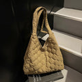 Nixie Quilted Tote Bag – Korean Style Large Shoulder Bag