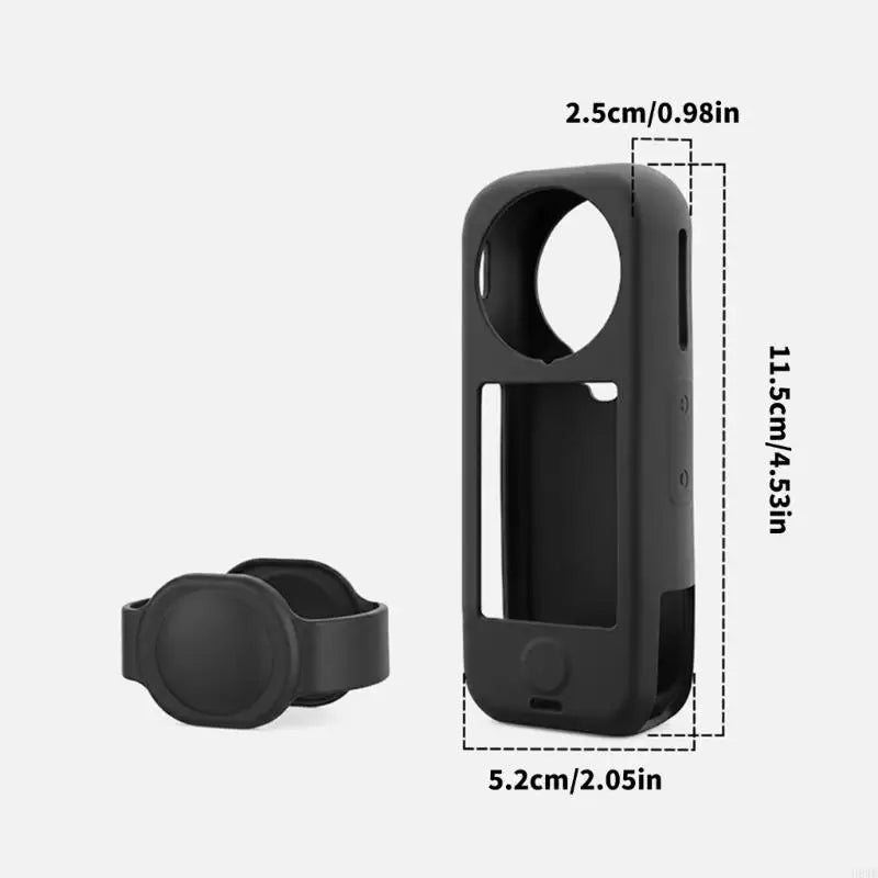 Silicone Case for Insta360 X4 Air | Lens Cover & Full Protection