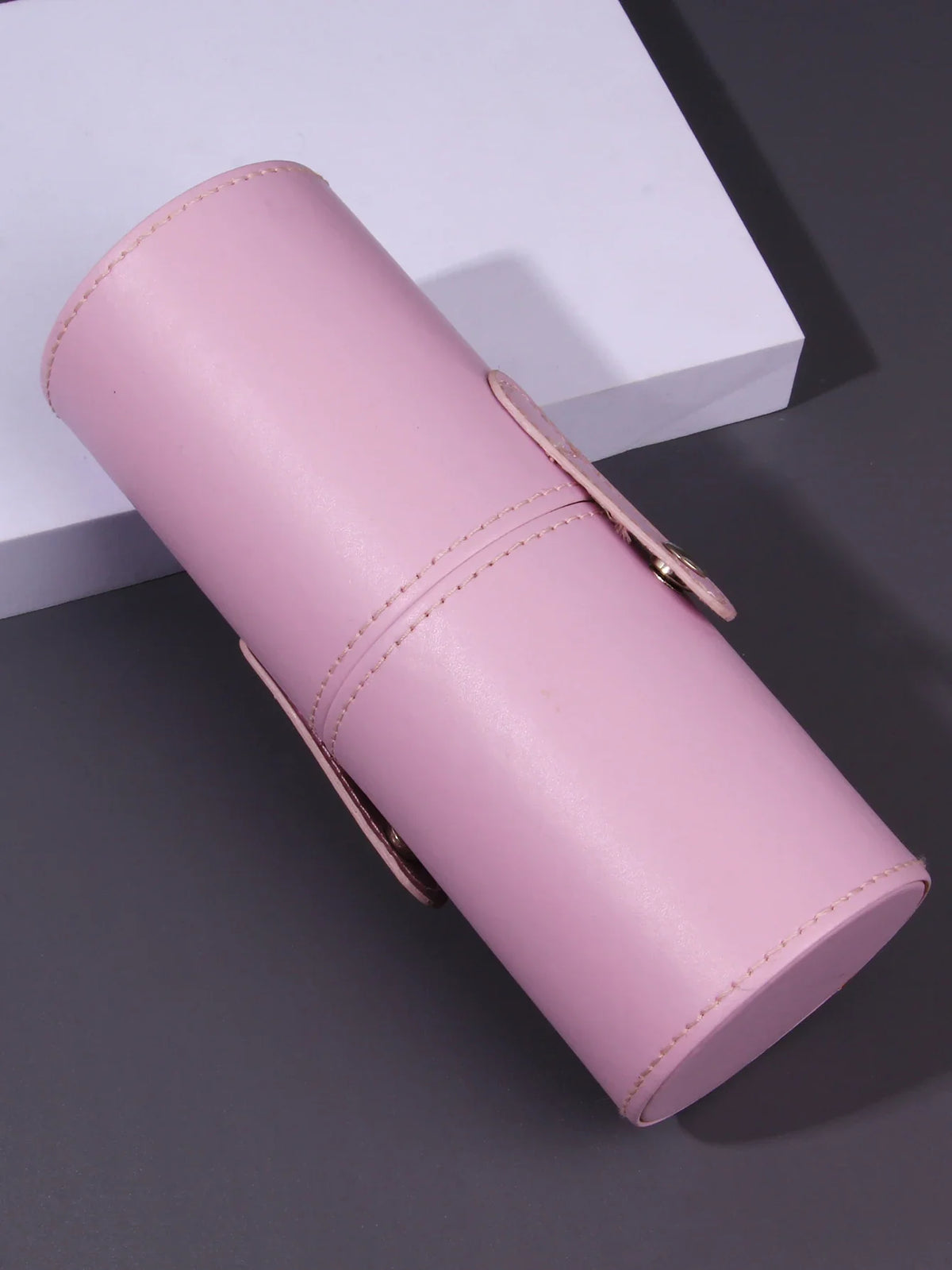 Portable Dustproof Makeup Brush Holder with Lid – Multi-Color