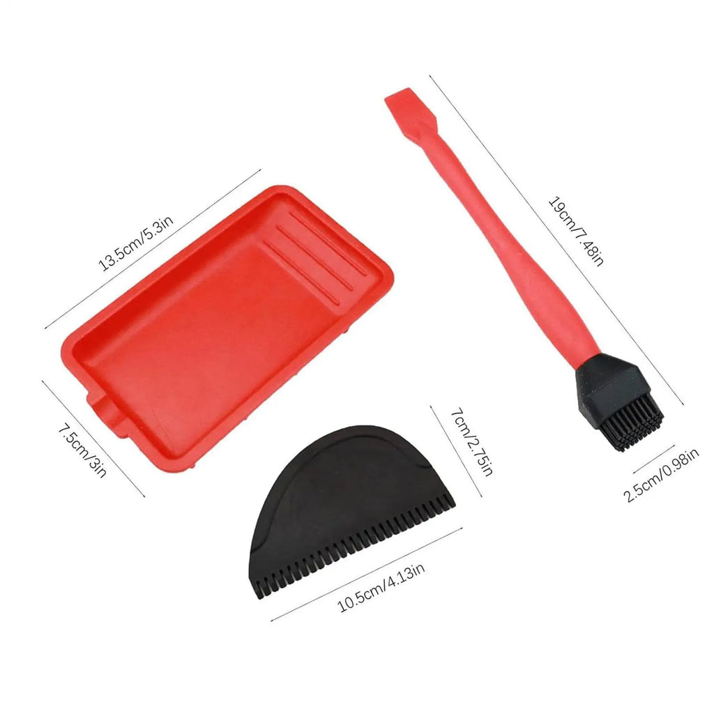 Wood Glue Roller Kit with Tray, Brush & Scraper | Woodworking