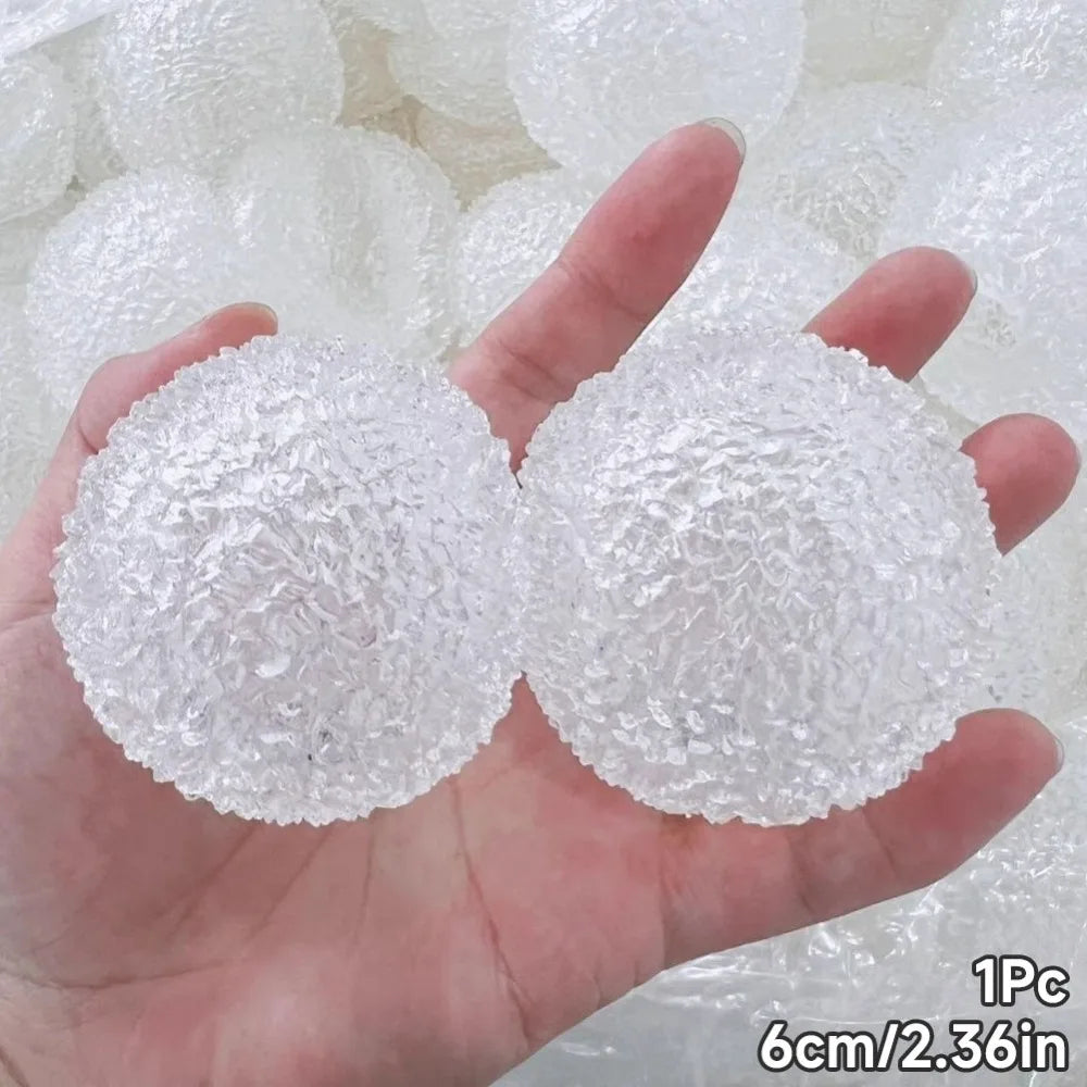 Transparent DIY Squeeze Ball Shell Fidget Toy with Lid – 2 Sizes