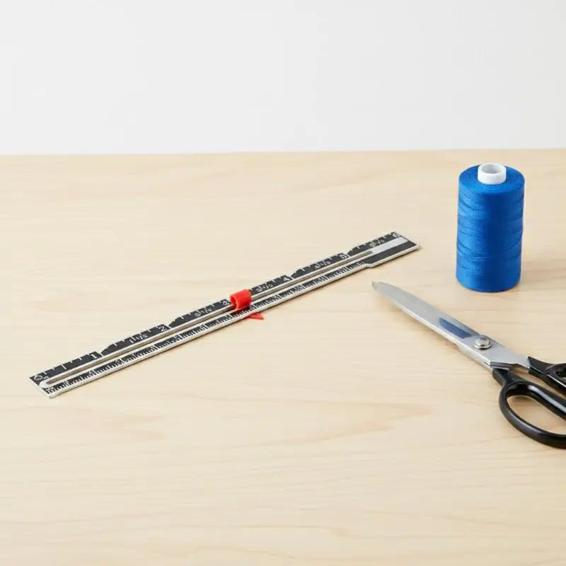 Metal Sliding Gauge 15cm | Sewing & Quilting Measuring Tool