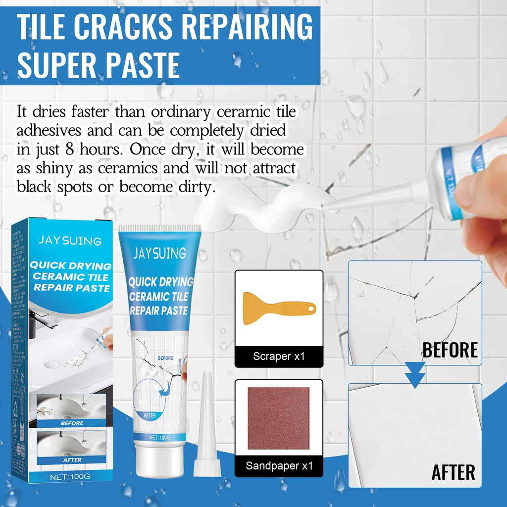 Ceramic Tile Repair Paste – Waterproof Crack Filler 100g