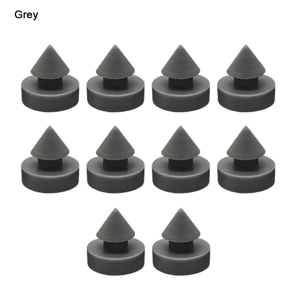 Rubber Elevator Door Bumper Stoppers 12mm | 10-Pack, 3 Colors