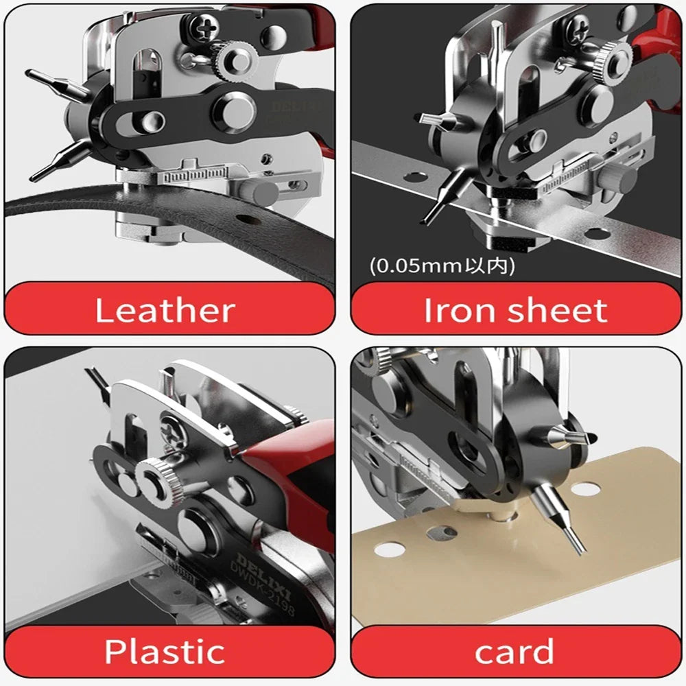 Leather Belt Hole Punch – DIY Eyelet Puncher Leathercraft Tool