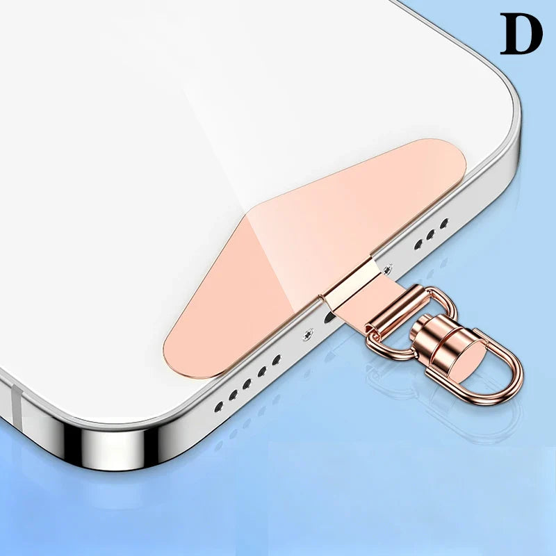 Steel Phone Lanyard Clip Gasket Patch – 360° Metal Strap