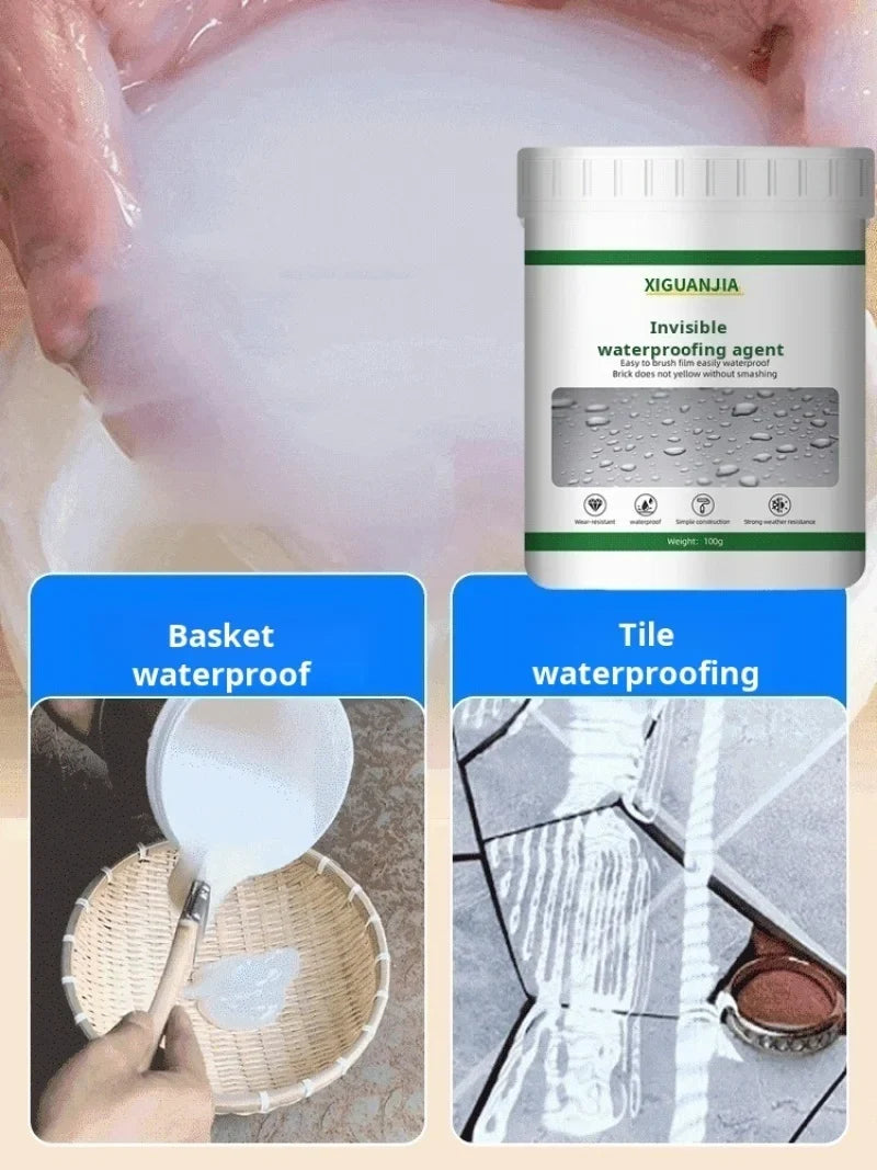 Transparent Waterproof Sealant Coating – Bathroom Leak Repair