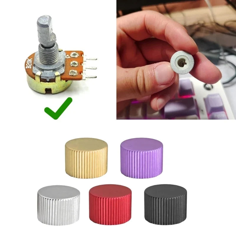 Aluminum Control Knob for Mechanical Keyboard – D Shaft