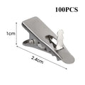 Mini Metal Clips Christmas Tree Ornament Hangers | 10–100pc