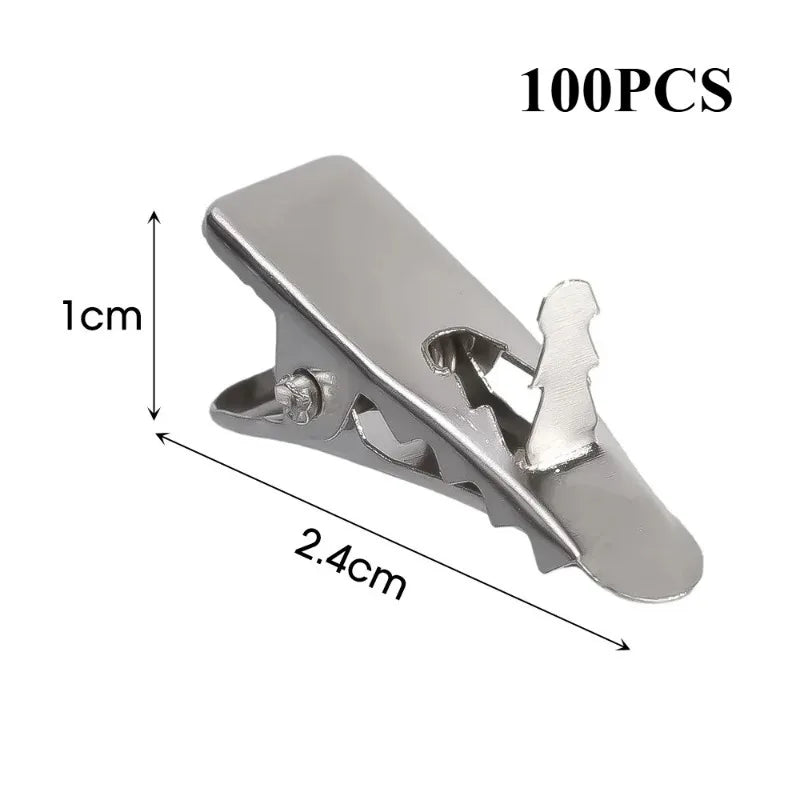 Mini Metal Clips Christmas Tree Ornament Hangers | 10–100pc