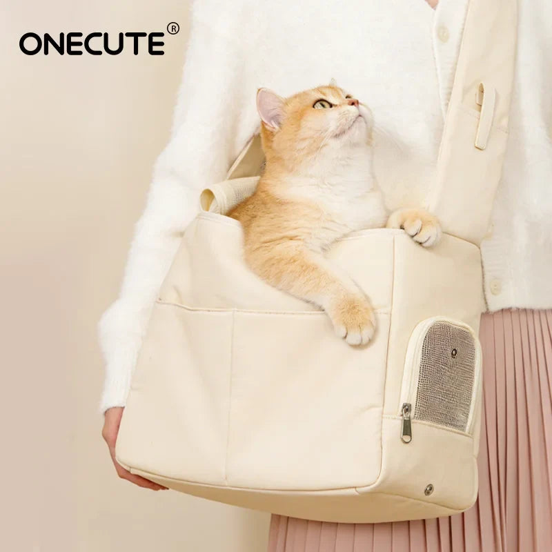 ONECUTE Pet Carrier Sling Bag for Small Dogs & Cats