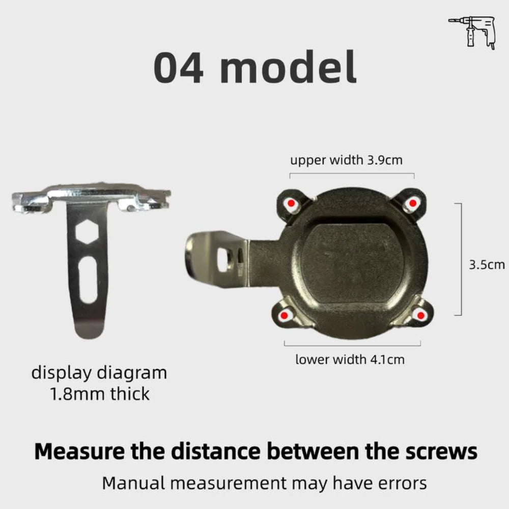 Steel Cordless Drill Belt Hook with Impact Plate | Workshop