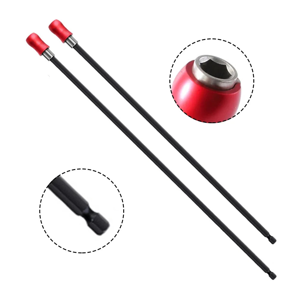 Magnetic Drill Bit Extension Rod 400mm – 1/4" Hex Quick-Release