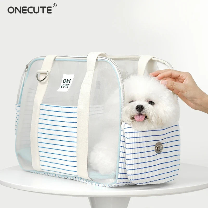 Transparent Window Pet Carrier Bag – Small Dogs & Cats Travel