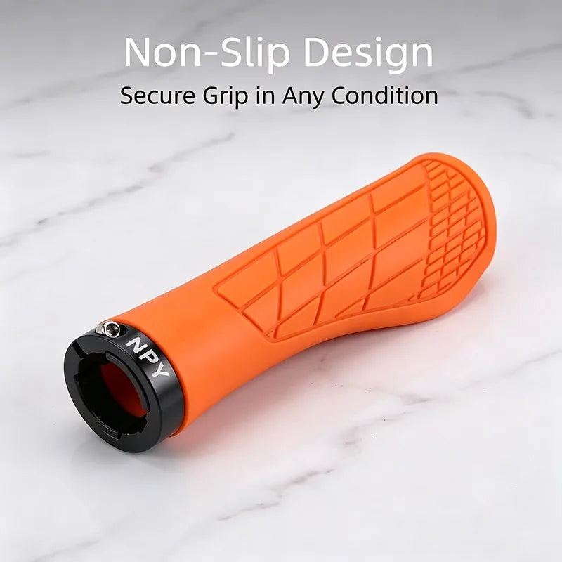 Ergonomic Lock-On MTB Bicycle Handlebar Grips | Non-Slip