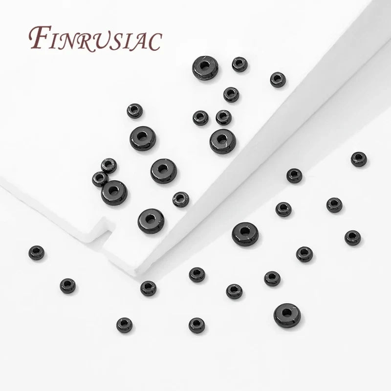 Black Plated Brass Spacer Beads 3mm 5mm – DIY Jewelry Findings