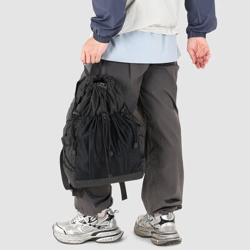 Lightweight Drawstring Backpack – Hiking, Travel & College