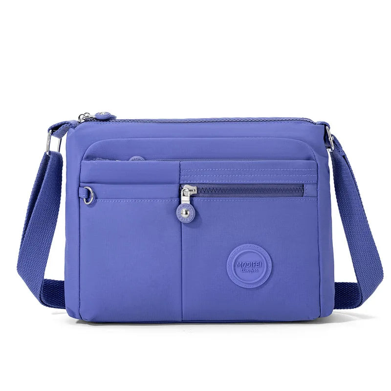 Nixie Large-Capacity Water-Resistant Nylon Crossbody Bag