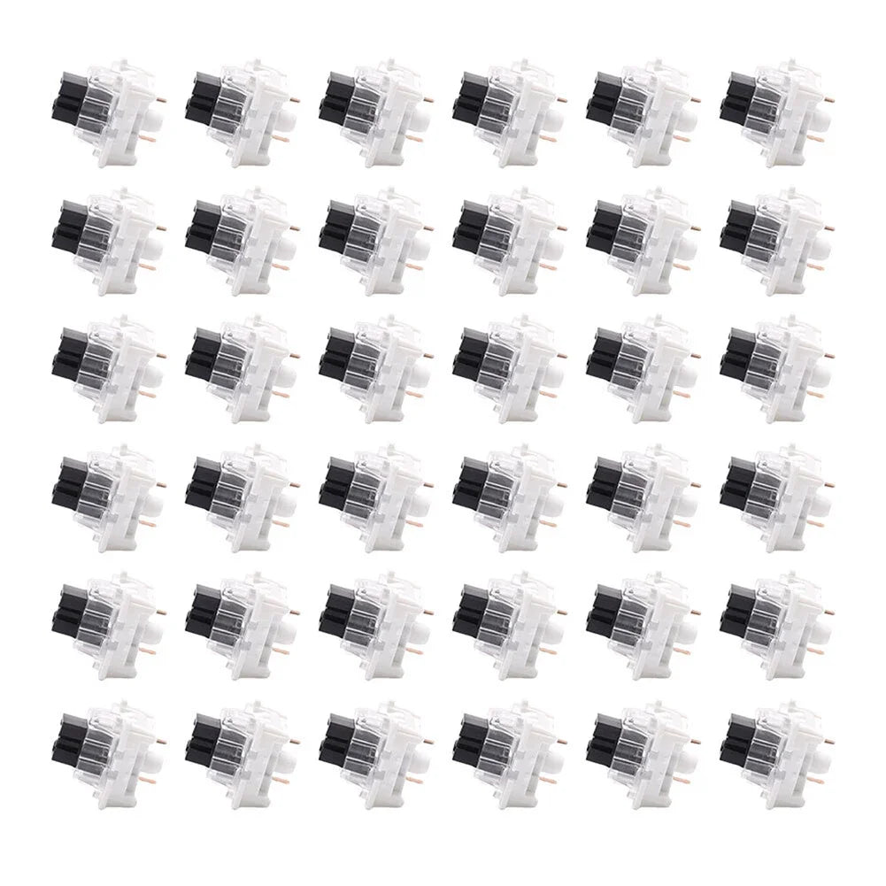 DAZZLEEX 50-Pack 3-Pin Tactile Keyboard Switches | MX-Style