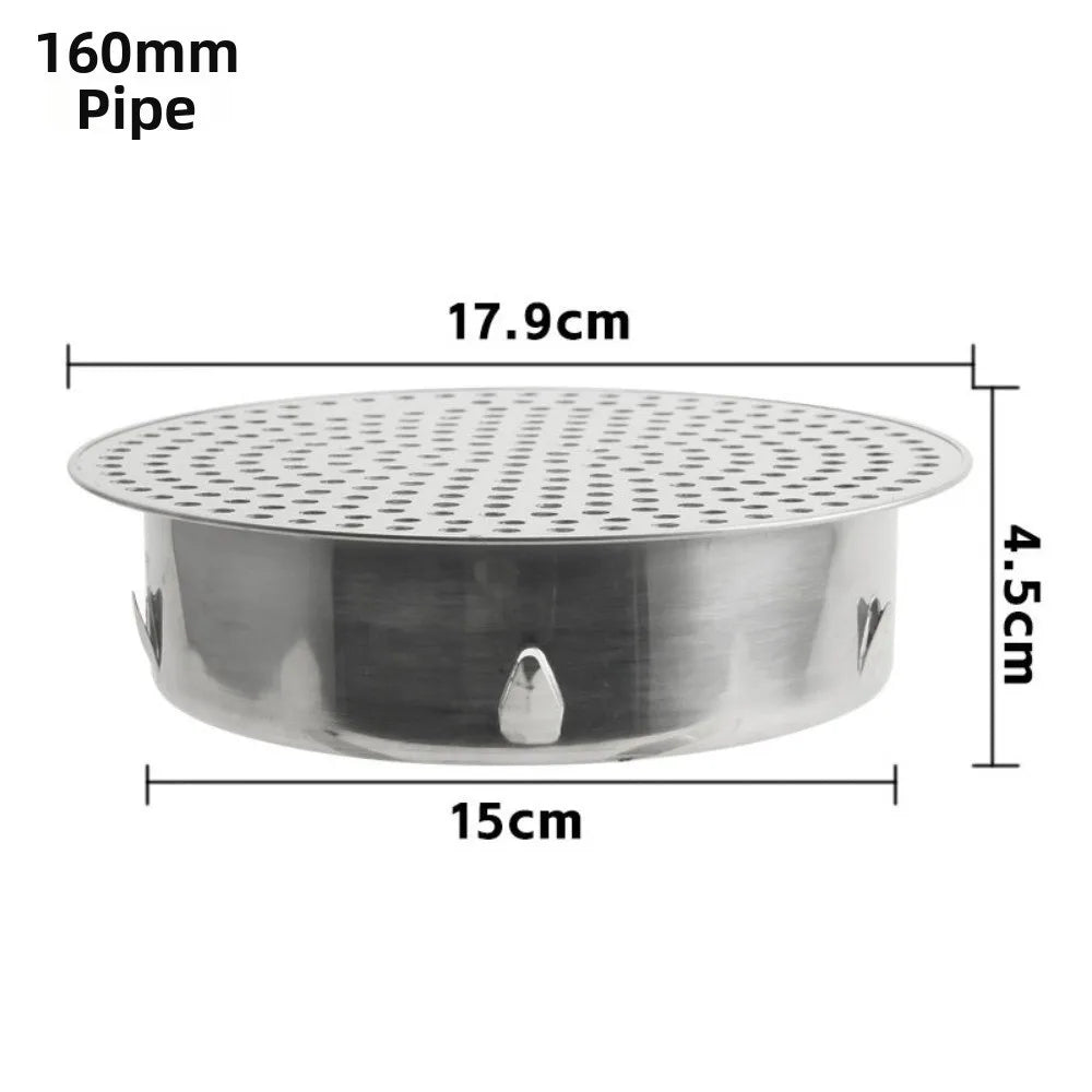 Round Hole Gutter Guard Net – 304 Stainless Steel Drain Filter