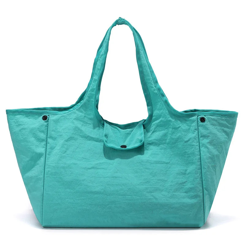 Foldable Eco-Friendly Women's Tote Shoulder Bag – Large Capacity