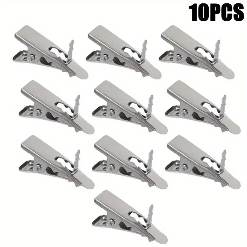 Mini Metal Clips Christmas Tree Ornament Hangers | 10–100pc