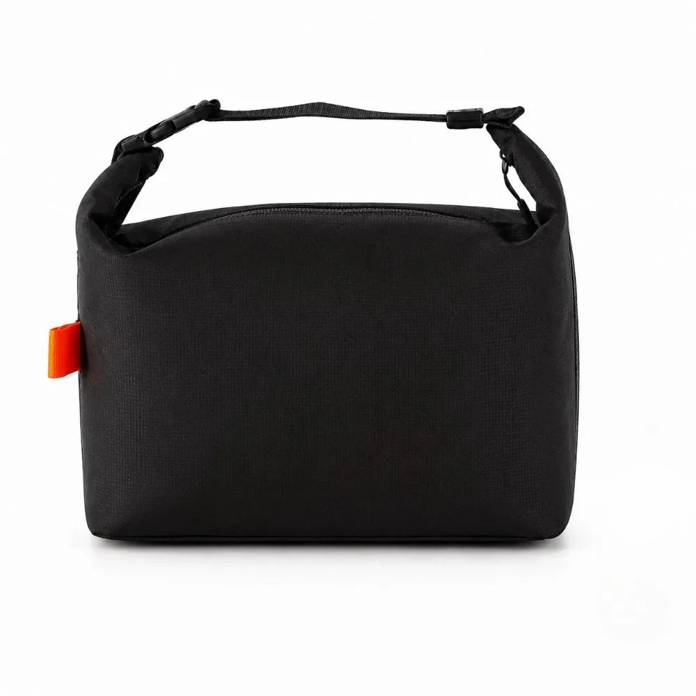 Foldable Retro Lunch Bag Large Opening Tote | Work & School