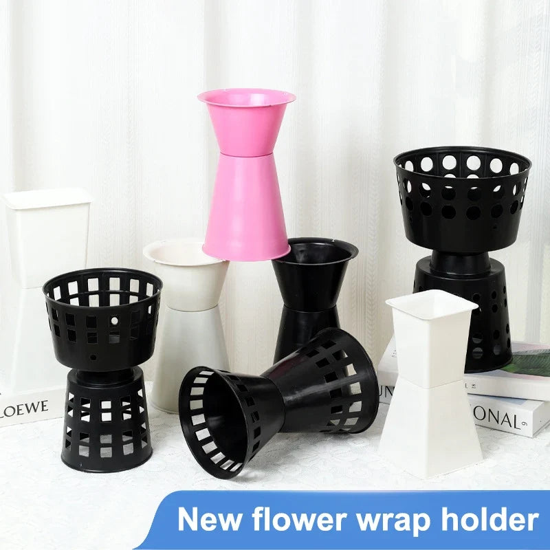 Plastic Flower Arrangement Base & Bouquet Fixing Stand