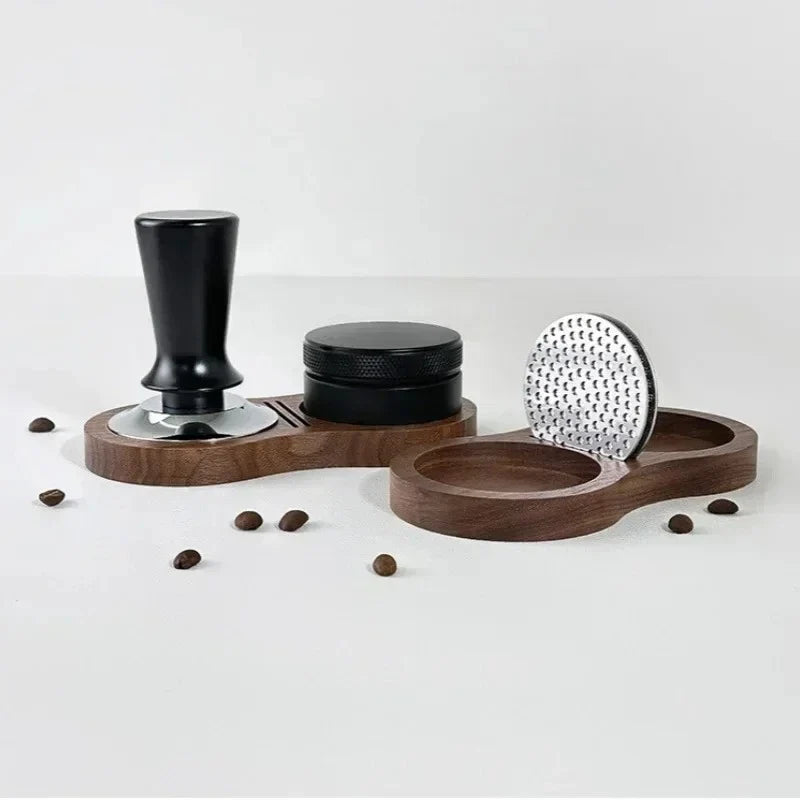 Walnut Coffee Tamper Mat 51/53/58mm – Barista Storage Pad