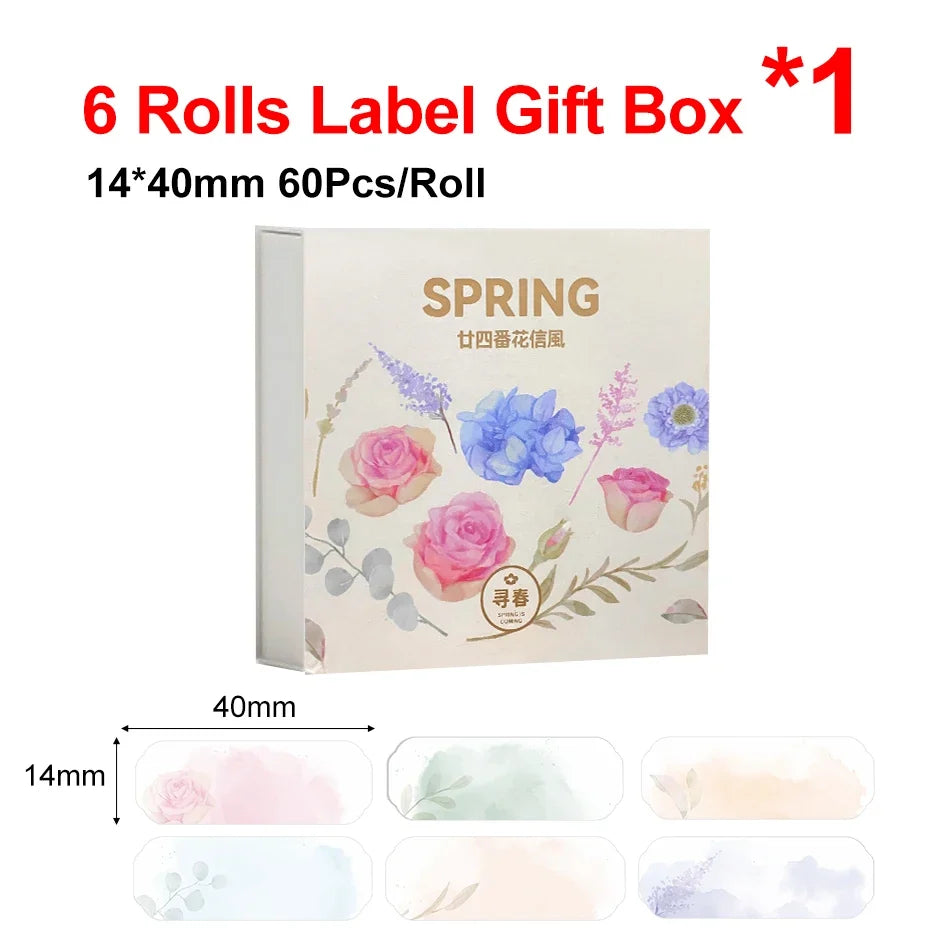 Niimbot Gift Box Label Rolls – Colorful Stickers for D11 D110 D101