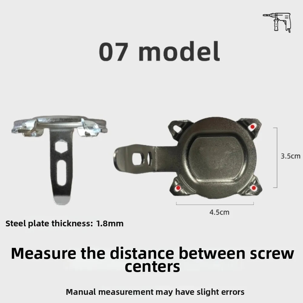 Steel Cordless Drill Belt Hook with Impact Plate | Workshop